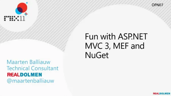 Fun with ASP MVC 3, MEF and NuGet