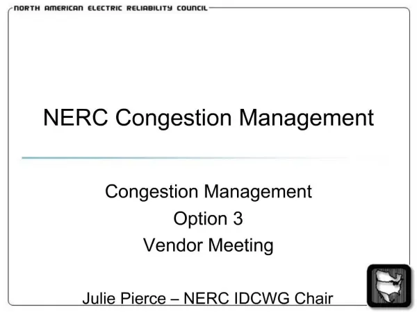 NERC Congestion Management