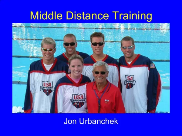 Middle Distance Training