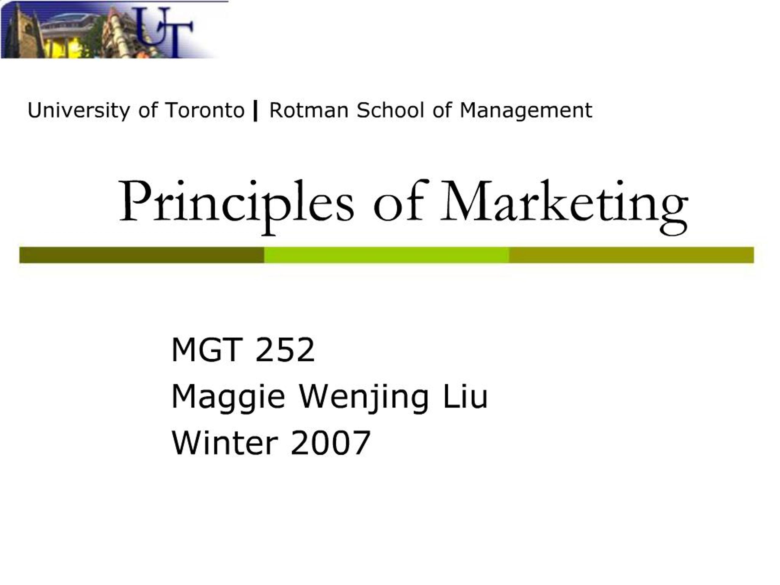 PPT - Principles of Marketing PowerPoint Presentation, free download ...