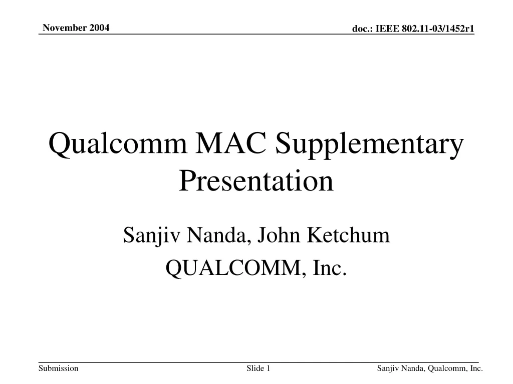 qualcomm mac supplementary presentation
