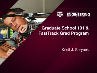 Graduate School 101 & FastTrack Grad Program - slide 1