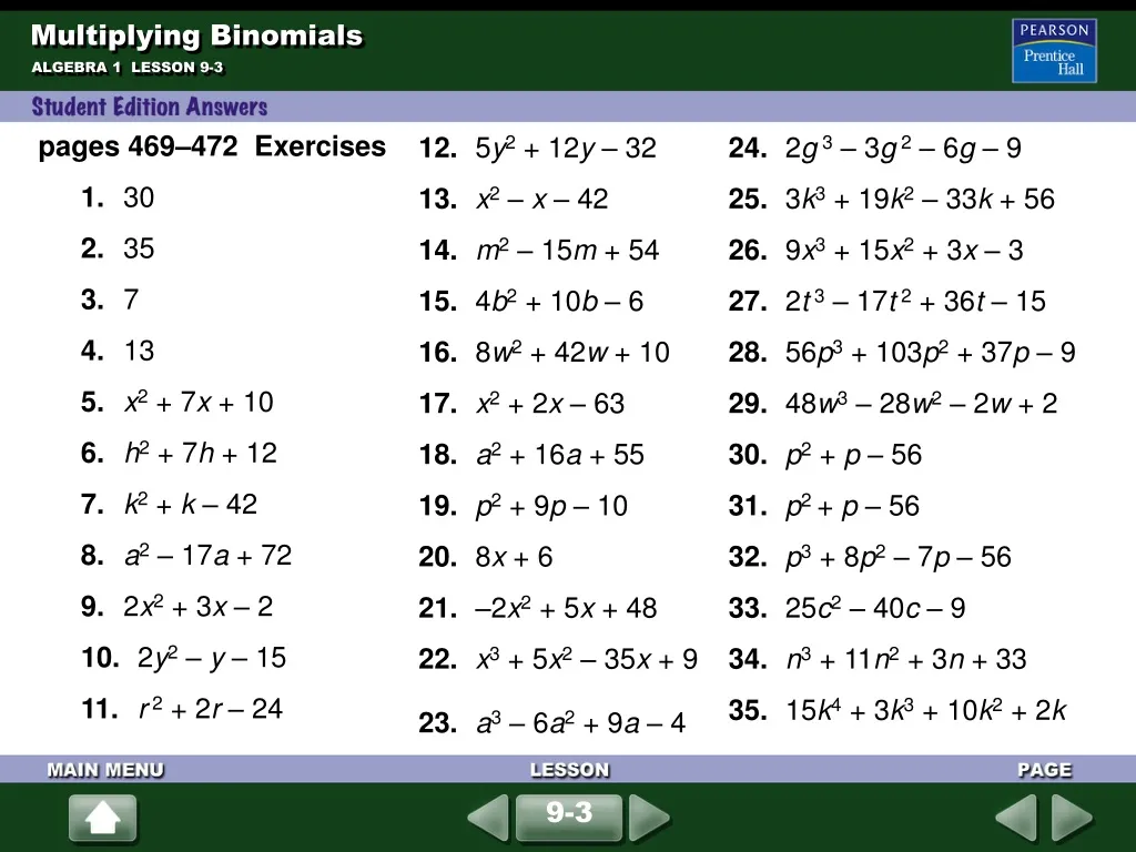 multiplying binomials