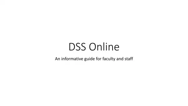 DSS Online
