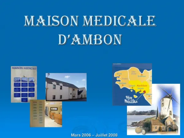 MAISON MEDICALE D AMBON