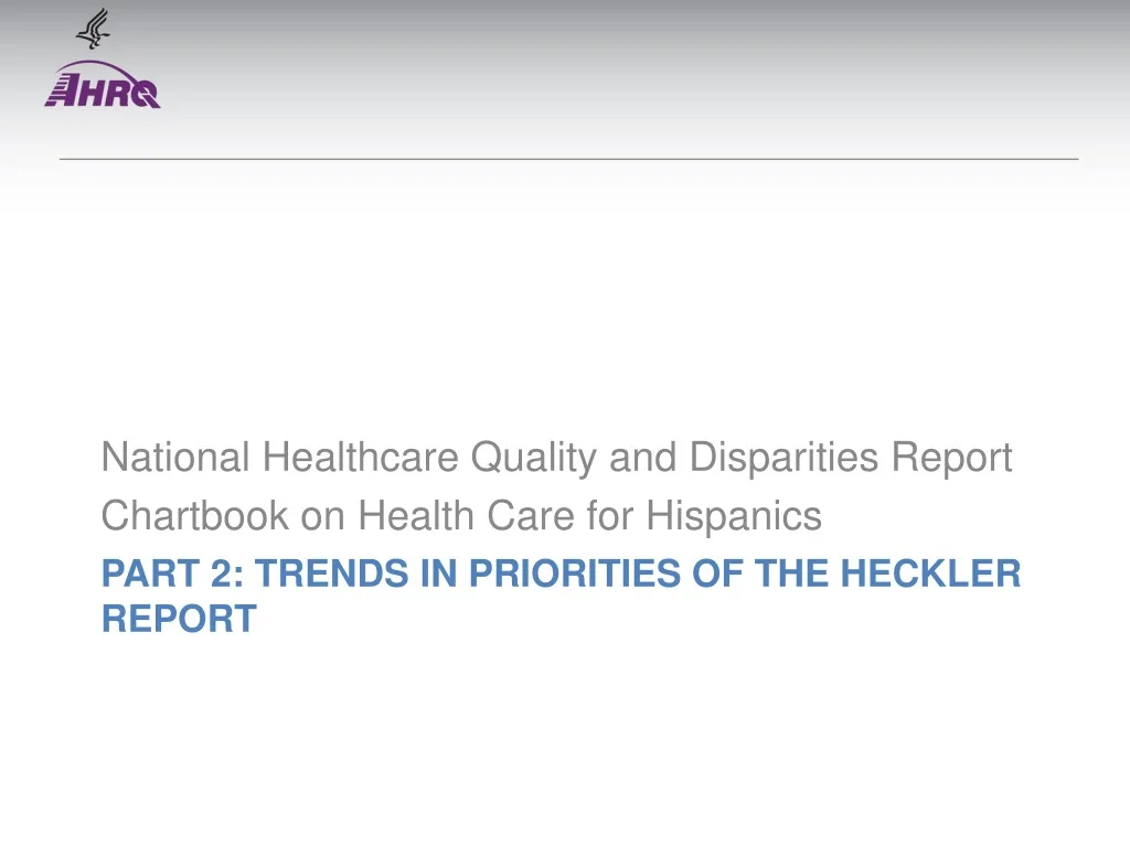 part 2 trends in priorities of the heckler report