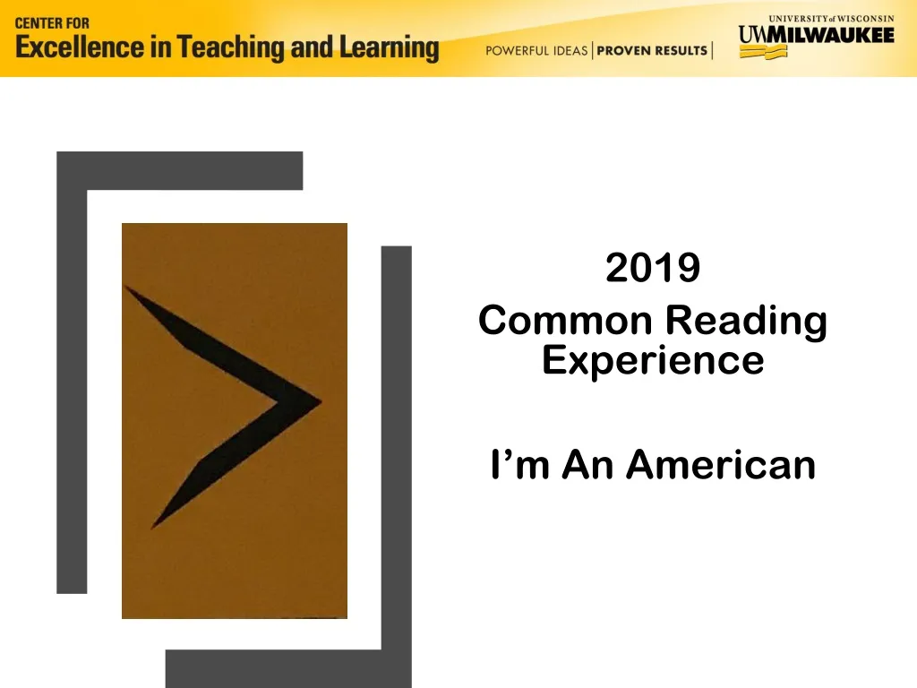 2019 common reading experience i m an american