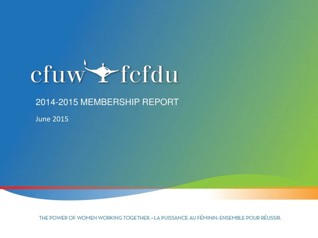 2014 2015 membership report