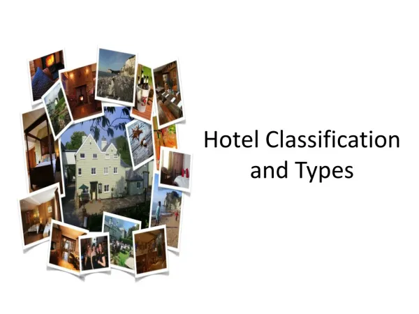 Hotel Classification and Types