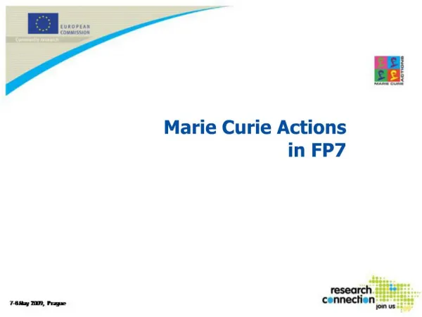 Marie Curie Actions in FP7
