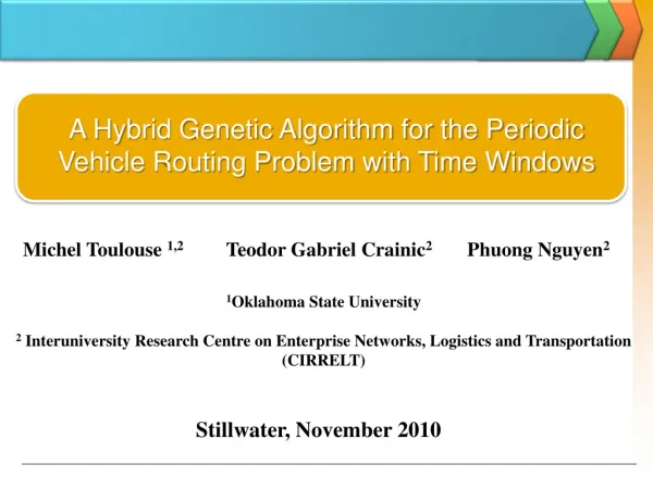 A Hybrid Genetic Algorithm for the Periodic Vehicle Routing Problem with Time Windows