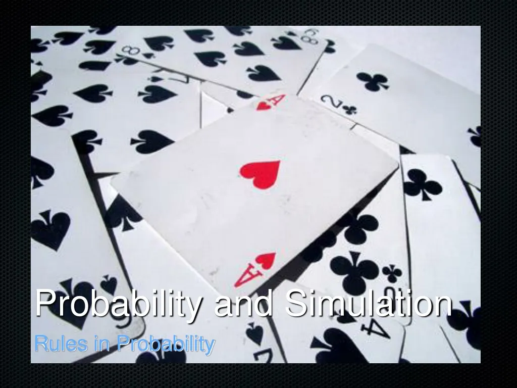 probability and simulation