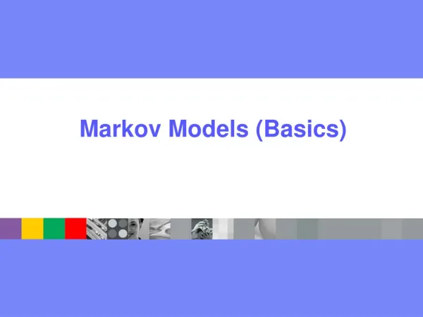 Markov Models (Basics)