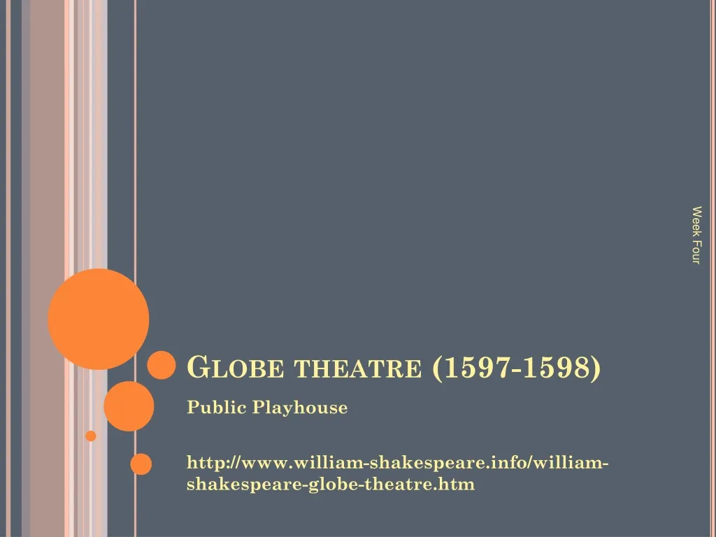 globe theatre 1597 1598