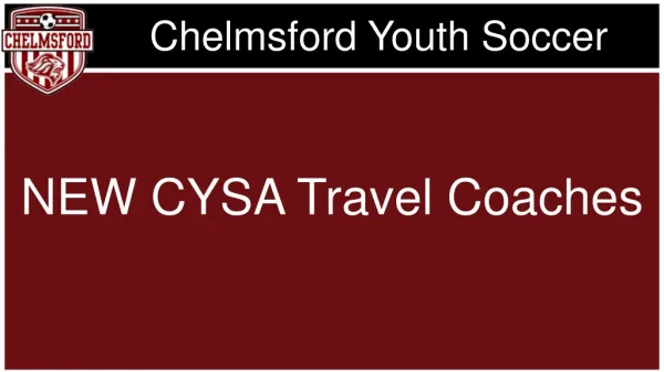NEW CYSA Travel Coaches