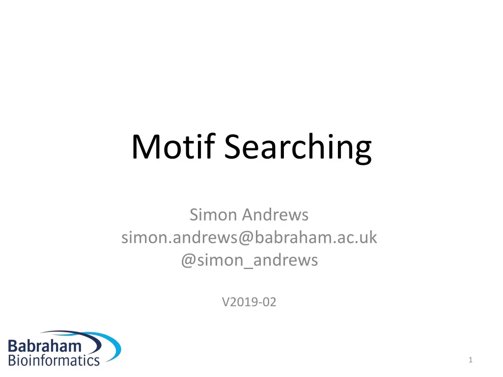 motif searching