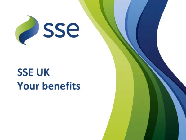 SSE UK Your benefits