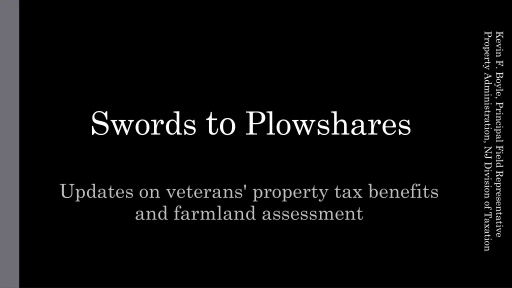 swords to plowshares