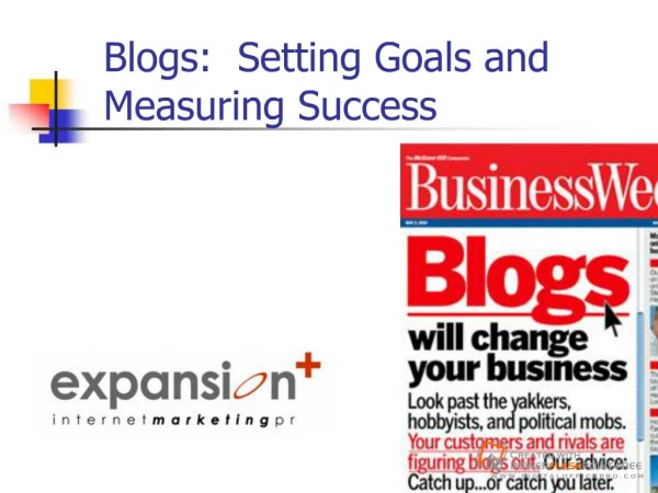 Blogs: Setting Goals and Measuring Success