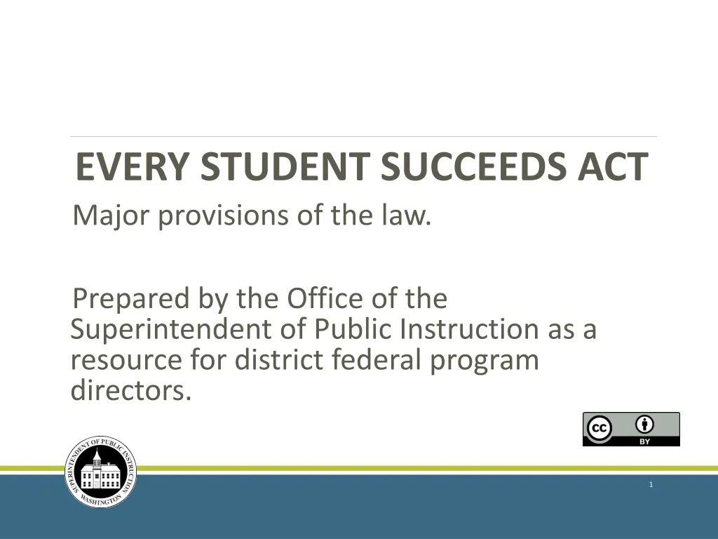 every student succeeds act major provisions