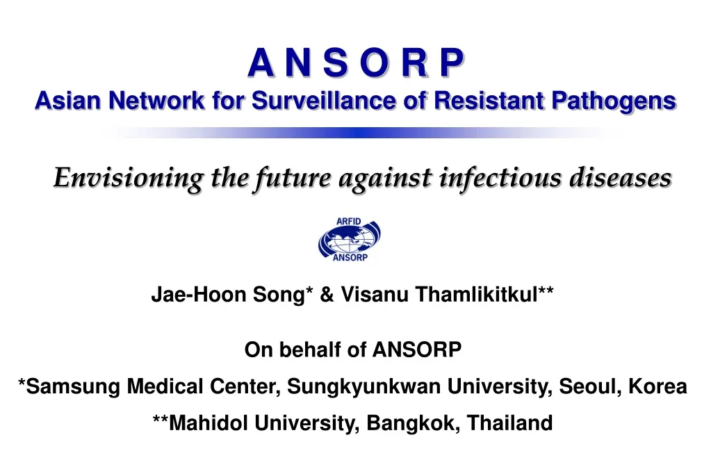 a n s o r p asian network for surveillance