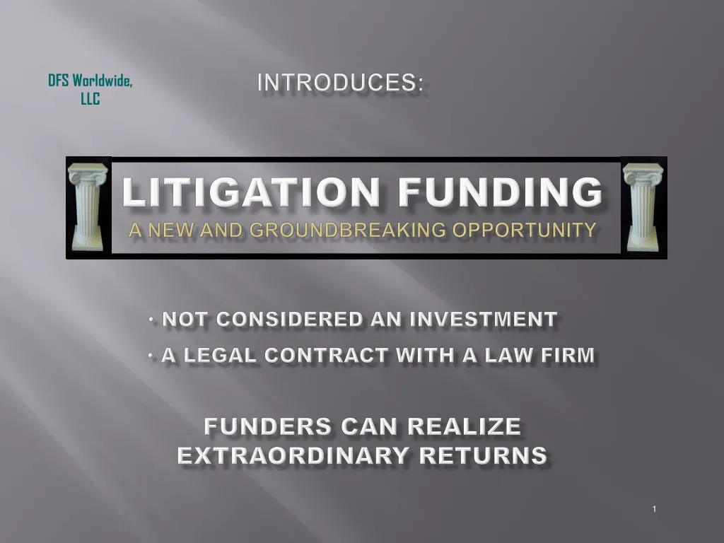 litigation funding