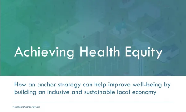 Achieving Health Equity