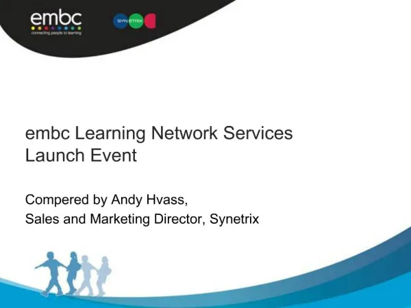 Embc Learning Network Services Launch Event