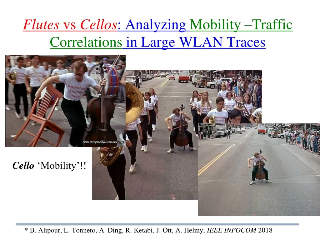 flutes vs cellos analyzing mobility traffic