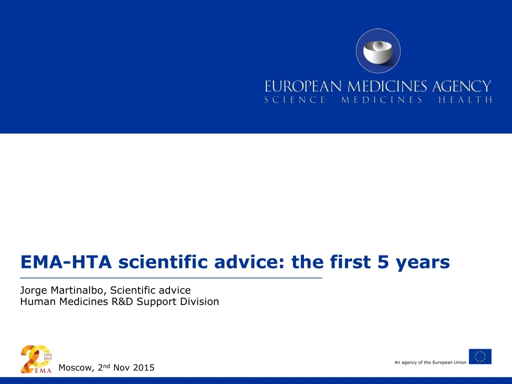 ema hta scientific advice the first 5 years