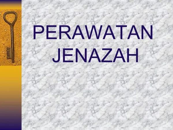 PERAWATAN JENAZAH