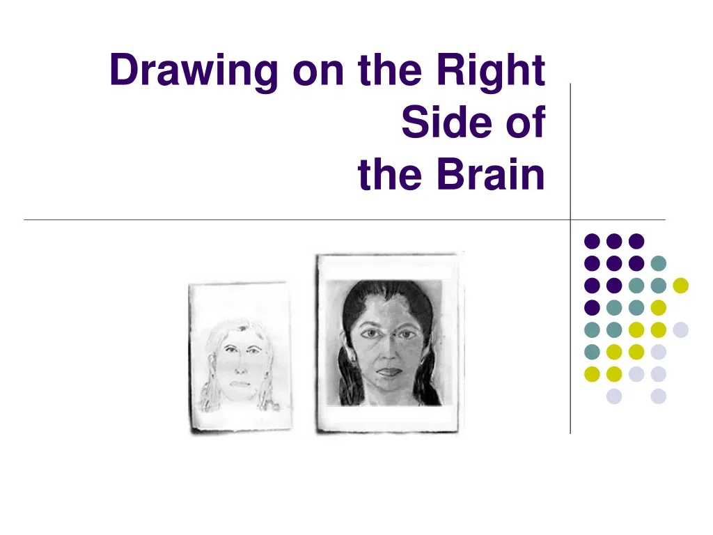 drawing on the right side of the brain