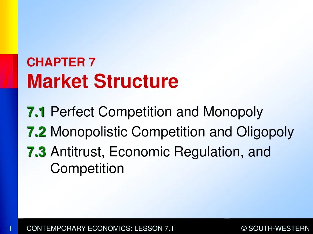 chapter 7 market structure