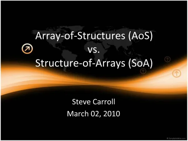 Array-of-Structures AoS vs. Structure-of-Arrays SoA