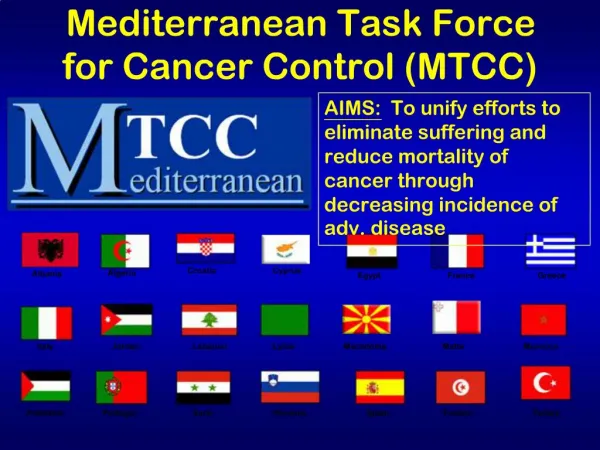 Mediterranean Task Force for Cancer Control MTCC
