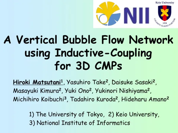 A Vertical Bubble Flow Network using Inductive-Coupling for 3D CMPs