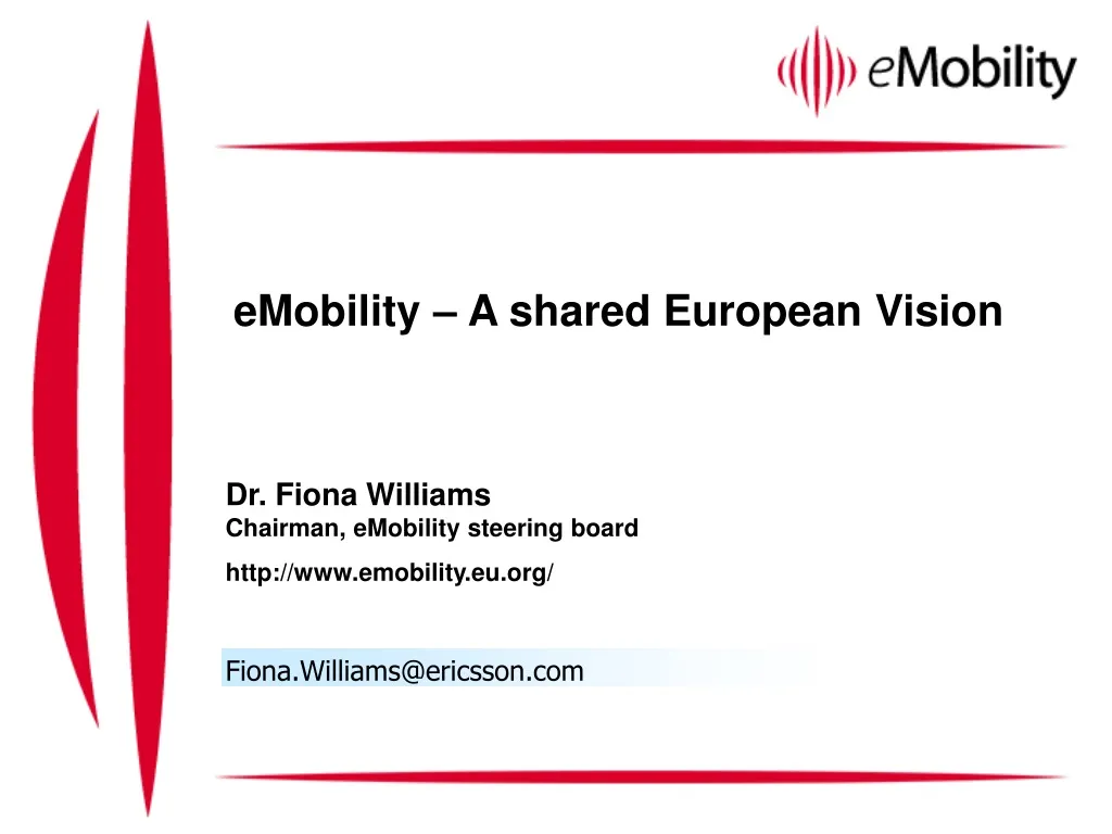 emobility a shared european vision