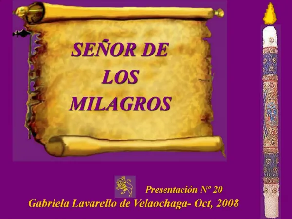 Presentaci n N 20 Gabriela Lavarello de Velaochaga- Oct, 2008