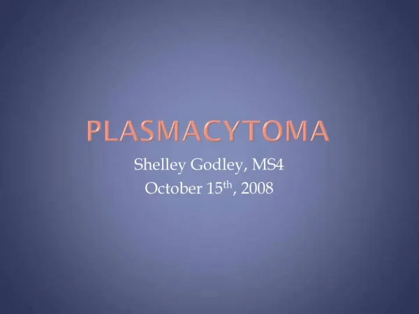 Plasmacytoma