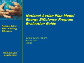 National Action Plan Model Energy Efficiency Program Evaluation Guide - slide 1