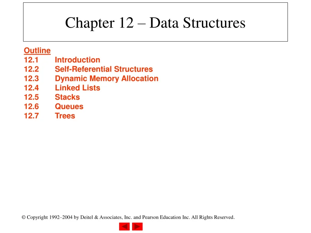chapter 12 data structures