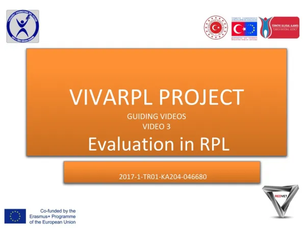 VIVARPL PROJECT GUIDING VIDEOS VIDEO 3 Evaluation in RPL