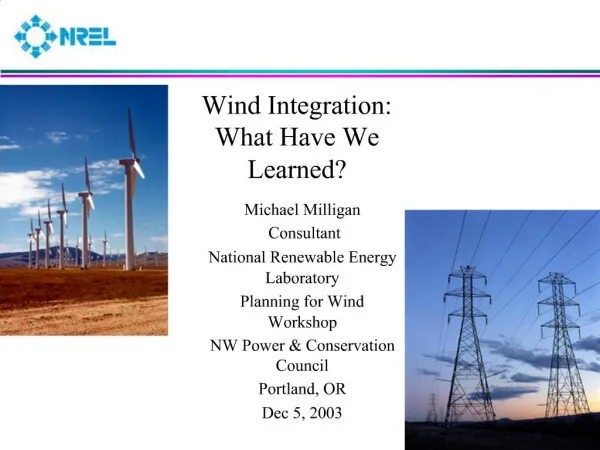 Wind Integration: What Have We Learned