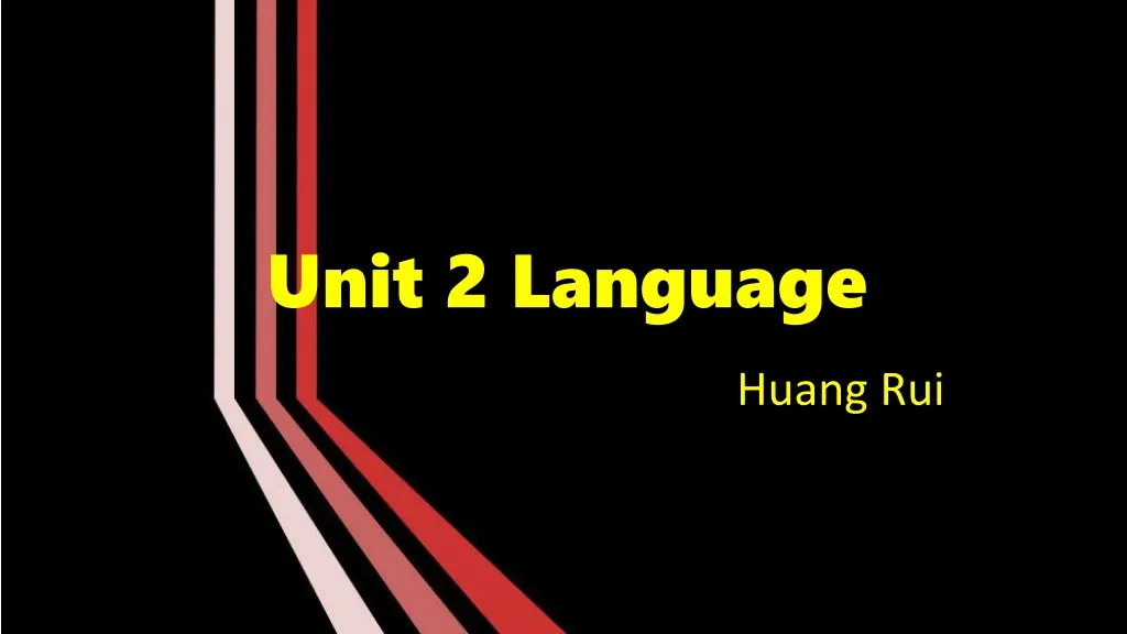 unit 2 language