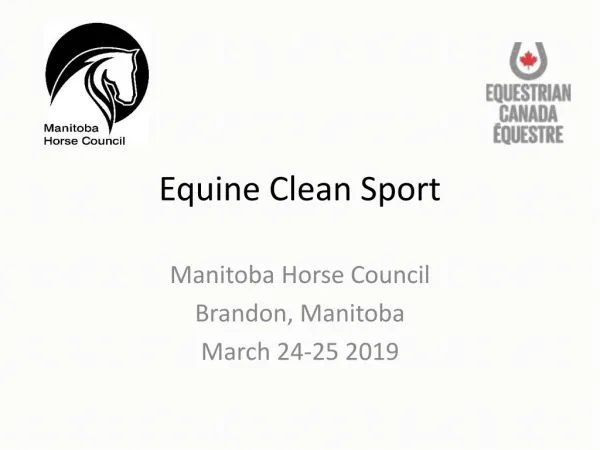 Equine Clean Sport