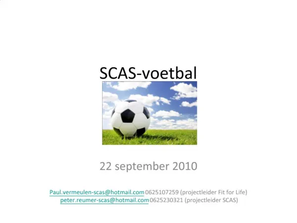 SCAS-voetbal