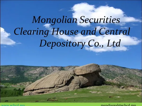 Mongolian Securities Clearing House and Central Depository Co., Ltd