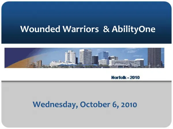 Wounded Warriors AbilityOne