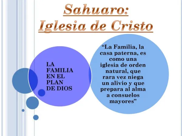 Sahuaro: Iglesia de Cristo