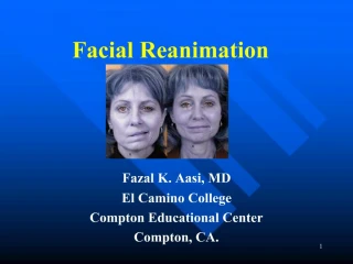Facial Reanimation - slide 1